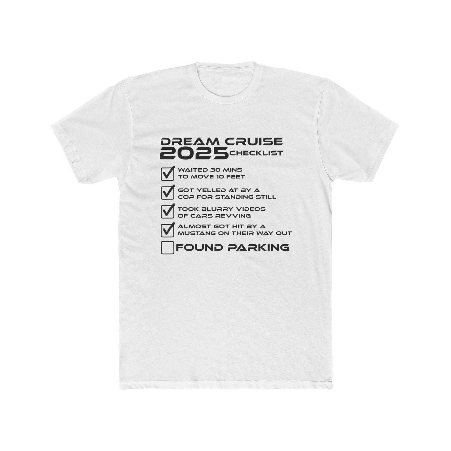 Dream Cruise Checklist Tee