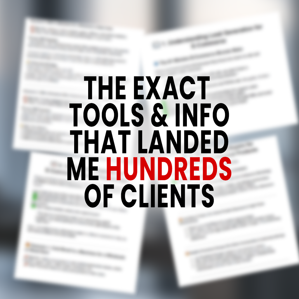 The Ultimate Lead Generation & Sales Toolkit (For Service-Based Entrepreneurs)